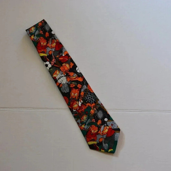 Host Pick!  Vtg Garfield Sports Tie - Picture 2 of 6
